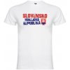 Superfutbal Pánske a detské tričko Slovensko hokejová republika biele Veľkosť: S