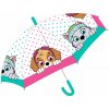 E plus M · Detský / dievčenský vystrelovací dáždnik Tlapková patrola - Paw Patrol - motív Skye & Everest