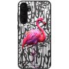 Lesklé puzdro Exclusive iSaprio - Flamingo Graffiti - Samsung Galaxy A55 5G