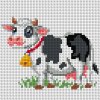 Ariadna Zostava na vyšívanie krížikovým stehom Malwina 15x15cm - č. 1052