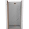 Mexen Mist-F skladacie sprchové dvere ľavé 80 cm, transparentné, brúsená meď - 8A6-080-000-65-00-L