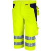 Qualitex 61936TW Reflexné kraťase 58, Reflexná žltá-Námornícka modrá