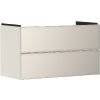 Hansgrohe Xevolos E - Umývadlová skrinka 98x58x48 cm, 2 zásuvky, matná béžová/metalická béžová 54182790