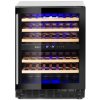 Chladiaci box na víno, 2-zónový, 46 fliaš, Arktic, 133L, 220-240V/90W, 595x646x(H)830mm