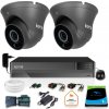Súprava na sledovanie Kenik 2 kamery 2MPx rekordér 5v1 1TB