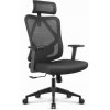 Čierne ergonomické kancelárske kreslo HELLS Chair HC- 1041, HC__5905496912873