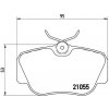 BREMBO Sada brzdových platničiek kotúčovej brzdy P 50 011