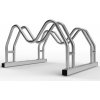 Obojstranný stojan na 2 bicykle MEGA, nerezový