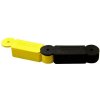 Žltý plastový cestný obrubník - dĺžka 58,5 cm, výška 12 cm