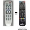 Predátor Philips 312814714871, RC19042008, RC1904200801 náhradný diaľkový ovládač iného vzhľadu