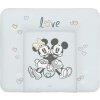 CEBA Podložka prebaľovacia mäkká na komodu (85x72) Disney Minnie & Mickey Grey