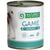 Natures P dog konzerva adult game 800g