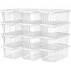 Artenat Úložný box Rose (súprava 12 ks), 35 cm, biela