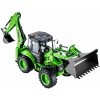HUINA 22752 RC rýpadlo-nakladač svetlá a zvuk, zelený 1:14
