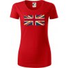 Britská vlajka stará - Dámske tričko z organickej bavlny Origin (GOTS) - S ( Červená )