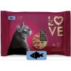 My Love / Miau! My Love SET kapsičky pre mačky s rybou v jemnej omáčke 4 x 85 g (2428)