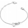 STRIEBORNÝ OCEĽOVÝ DÁMSKY NÁRAMOK GUESS SRDCE NEKONEČNO JUBB05531JWRH