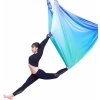 Sportago Aerial Yoga Hammock viacfarebný 2,7m - zeleno-modrá - 5m