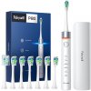 FairyWill FW-P80 sonic toothbrush with tip set and case (White) (IN-FW-P80_WHITE_-_8_HEA)