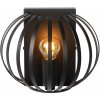 Lucide 78274/01/30 nástenná lampa Manuela 1x40W | E14 - čierna, kov, stmievateľná