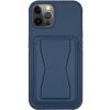 AppleKing kožený kryt s vreckom na karty a výklopným stojanom na iPhone 11 Pro - tmavomodrý - možnosť vrátiť tovar ZADARMO do 30tich dní