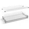 GTV Odkapávač/pořadač BASIC 1, dvoupatrový, skříň 700, pro desky 16 - 18 mm, 1x vana, bílá