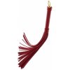 Taboom Large Whip, červený korbáč z umelej kože 45 cm