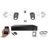 MS AI Hybrid Light IP 5 kamerový set so switchom 8 Mpix WDome (6481K5B) (Monitorrs Security)