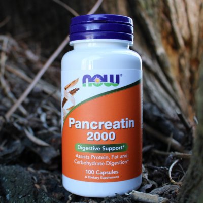 Now Foods Pancreatin 10 x 200 mg 100 kapsúl