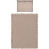 BELISIMA 2-dielne posteľné obliečky PURE 100/135 latte