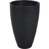 ProGarden Kvetináč rebrovaný 28 x 43 cm antracit