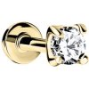 Piercingové náušnice Labreta DF 5551, brilianty, žlté zlato 4