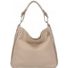 Diva Kožená dámska kabelka Romina latté hnedá