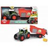 Dickie Farm Traktor Fendt s prívesom 26cm Balík sena