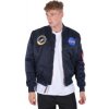 ALPHA INDUSTRIES Bunda MA-1 VF NASA - rep. blue (166107/07)