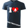 Pánske tričko I Love hokej (Milujem hokej)