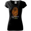 Basketball is my DNA - Dámske tričko Pure - S ( Čierna )