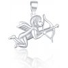 Strieborný prívesok anjel JVD SVLP0357XD50000