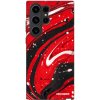 Picasee Fashion Case pre Samsung Galaxy S23 Ultra 5G - Red black