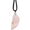 Prívesok - Liečivý kameň - Anjel - krídlo 1ks Typ: Rose quartz