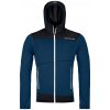 Pánska funkčná mikina Ortovox Fleece Light Hoody M Veľkosť: M / Farba: modrá/čierna