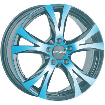 CARMANI 09 6.5x15 5x108 ET45 light blue polished