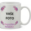 Hrnček s fotkou rámik NAJLEPŠIA MAMIČKA 350 ml FOTOpošta
