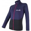 Sensor Profi Čierna/fialová dámska bunda - S