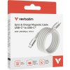 Verbatim 31850 USB USB C samec - USB C samec, 60W, 1.2m, šedý