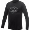Tričko dlhé pánske SENSOR MERINO ACTIVE PT VAN LIFE SKI čierne XL