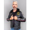 Max Original Leather Pánska kožená bunda JLI hood black (XL 50-52) - Čierna - XL