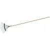 Levior kovové s násadou 160cm drôtené 45
