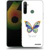 Picasee silikónový čierny obal pre Realme 6i - Diamanty White