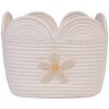 Childhome Kontajner 30x20x15 z bavlneného lana Flower